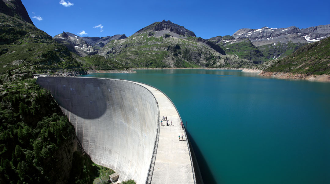 Aerial view Hydro Dam