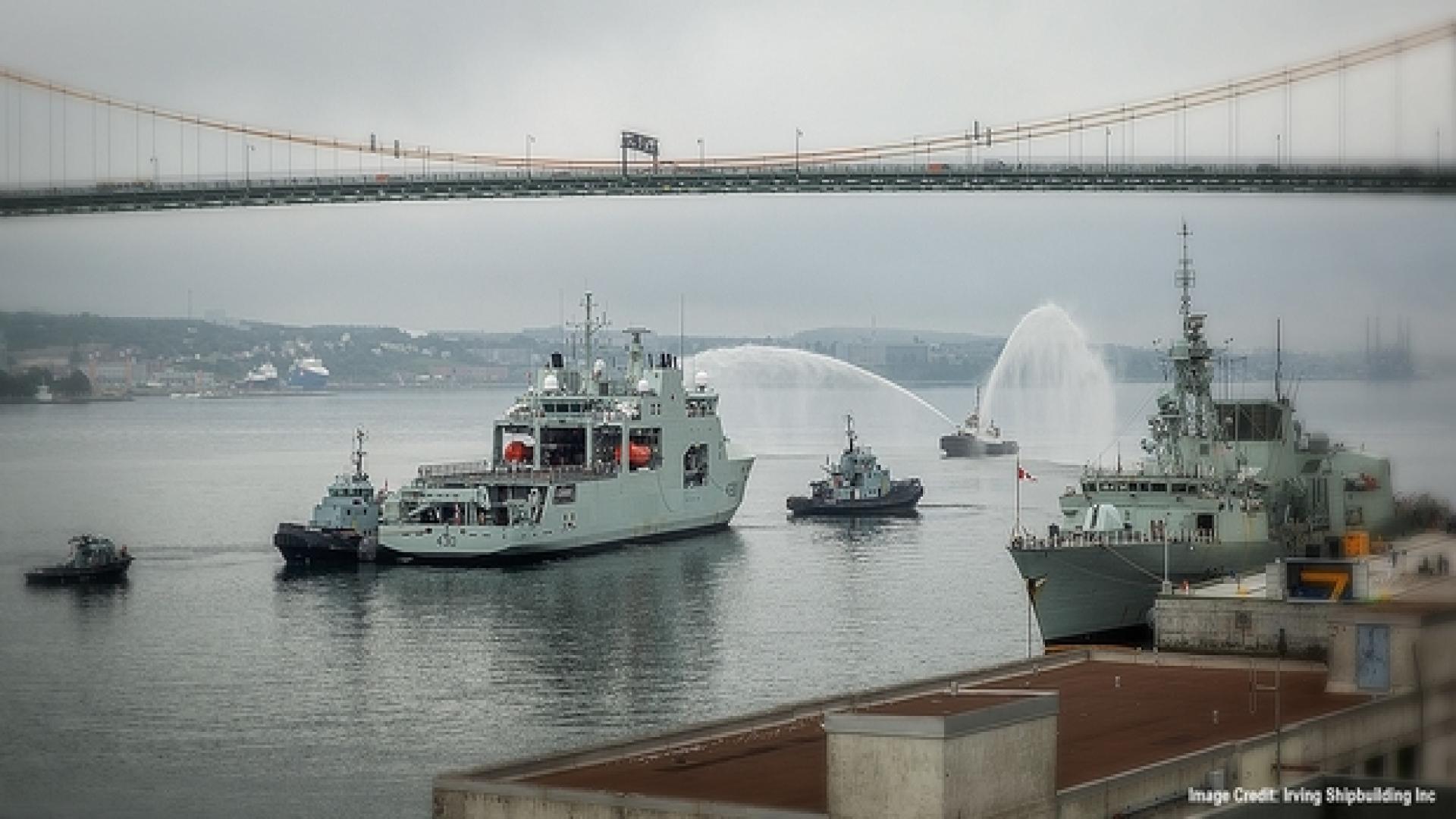 Royal Canadian Navy’s First Arctic and Offshore Patrol Ship (AOPS), HMCS Harry DeWolf - Powered by GE
